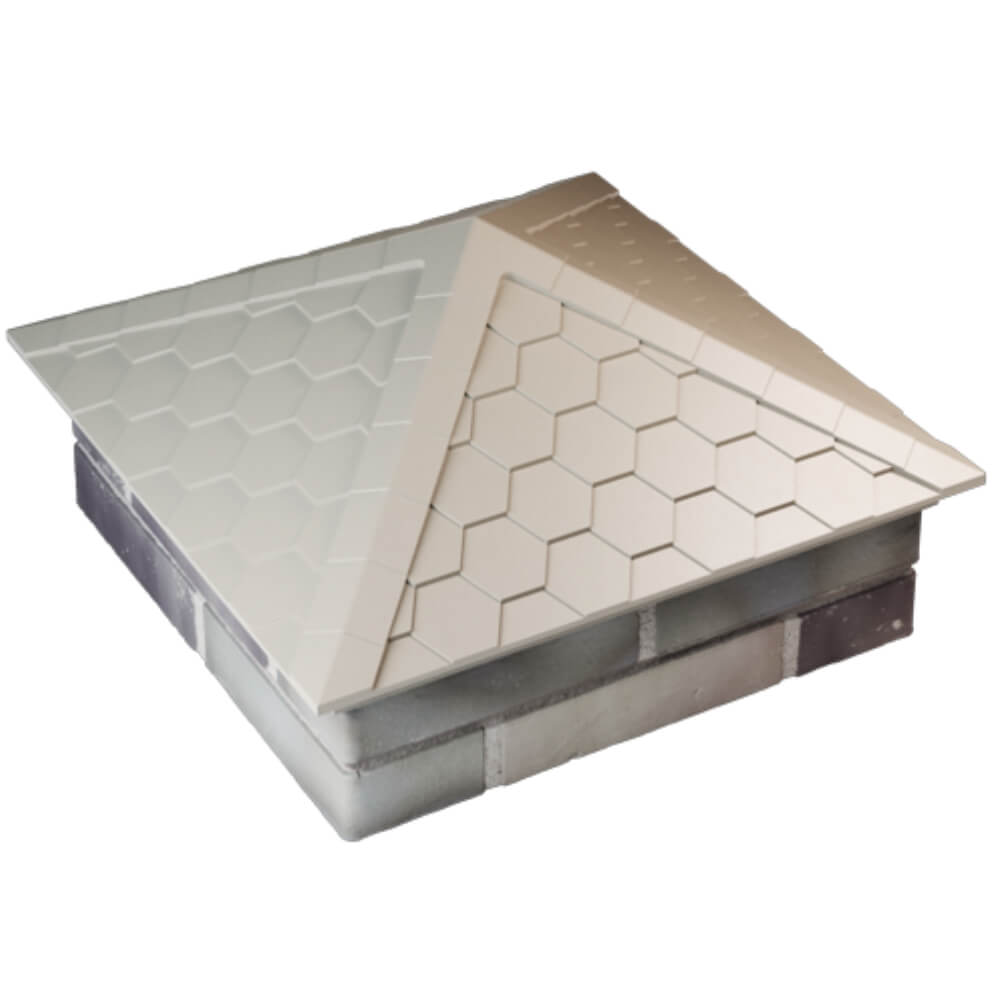 Колпак Zking Эверест Бежевый на столб 2х2 кирпича (535х535мм) Салават фото