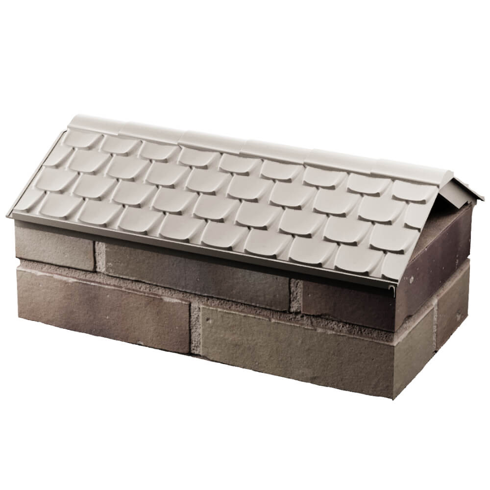 Парапет Zking Эльбрус Бежевый с посадкой на 1 кирпич (255мм) в Салавате фото