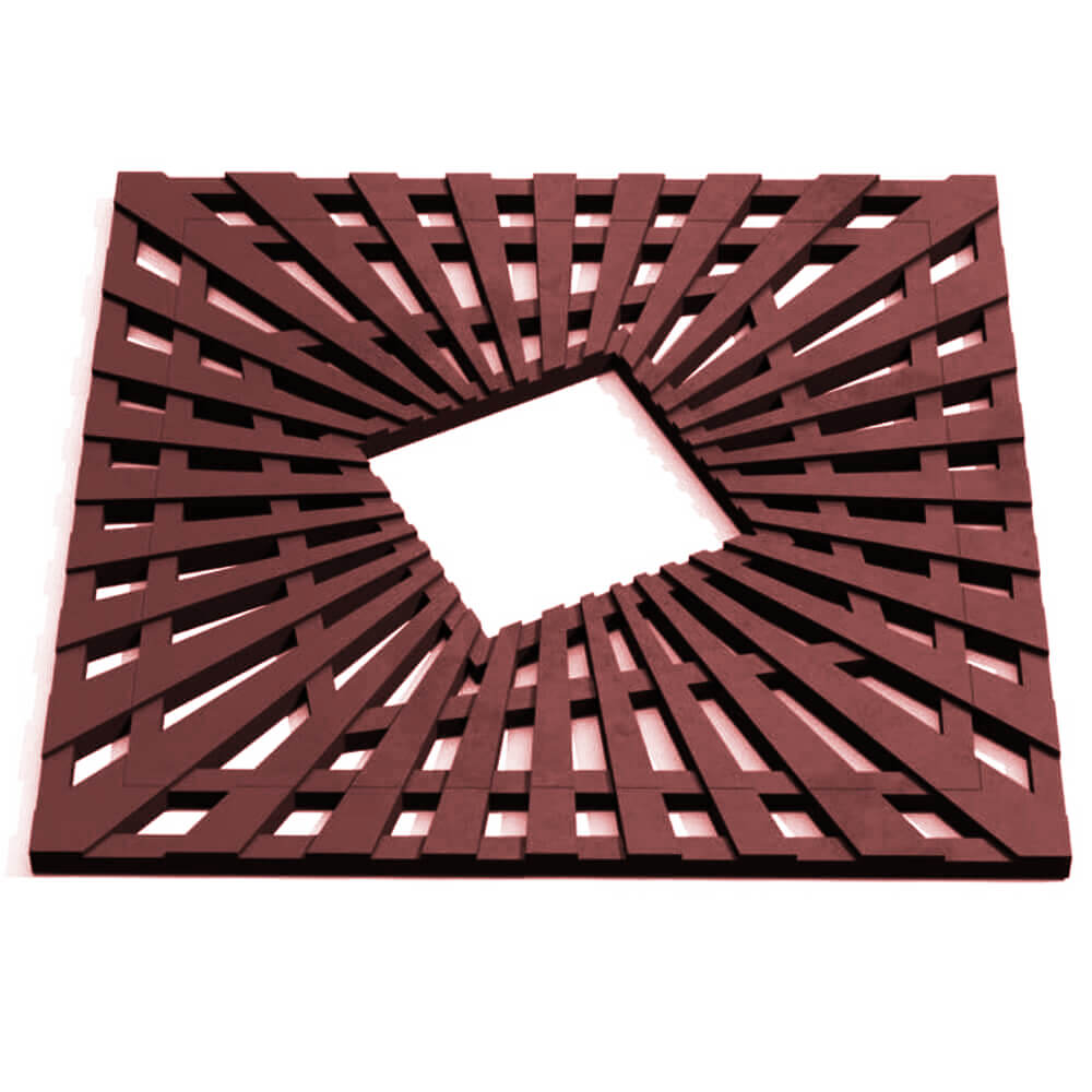 Приствольная решетка для дерева ZKING ATMOSPHERE 1.2х1.2м Коричневая Салават фото