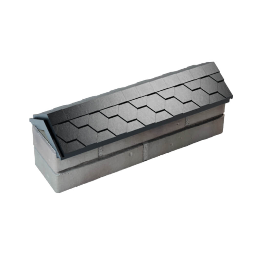 Парапет Zking Эверест Черный с посадкой на 0.5 кирпича (130мм) в Салавате фото