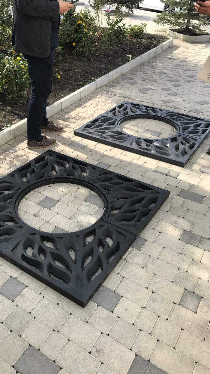 Приствольная решетка для дерева ZKING CRUST 1.2х1.2м Черная в Салавате фото