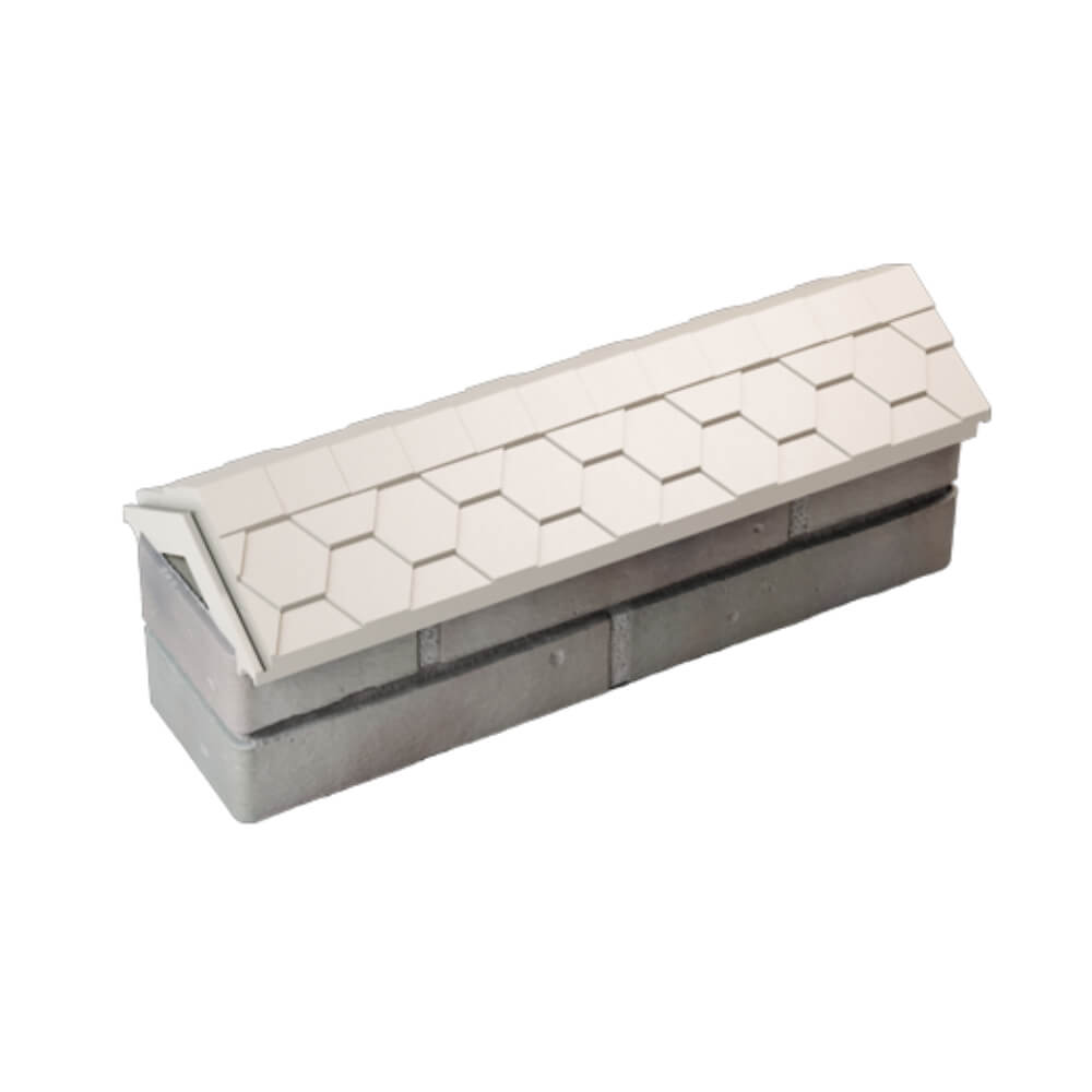 Парапет Zking Эверест Бежевый с посадкой на 0.5 кирпича (130мм) в Салавате фото