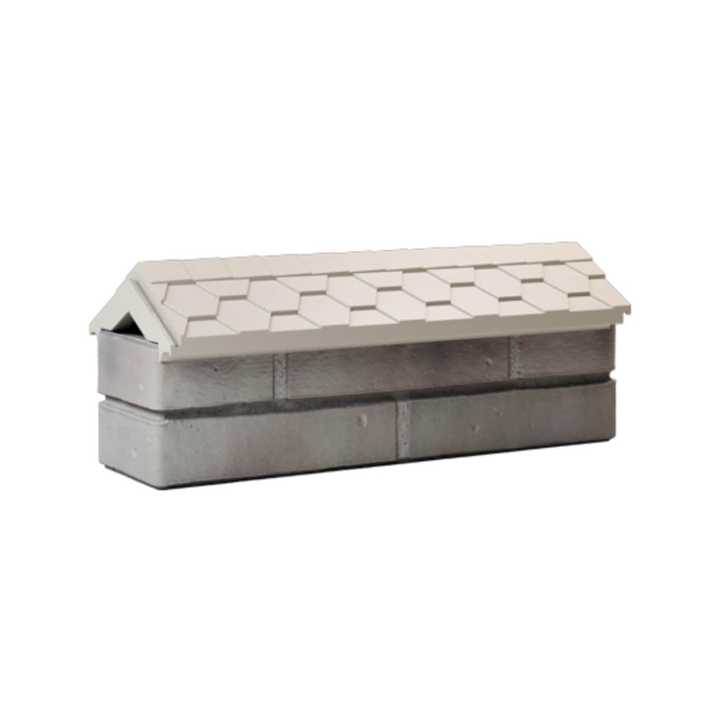 Парапет Zking Эверест Бежевый с посадкой на 0.5 кирпича (130мм) Салават фото