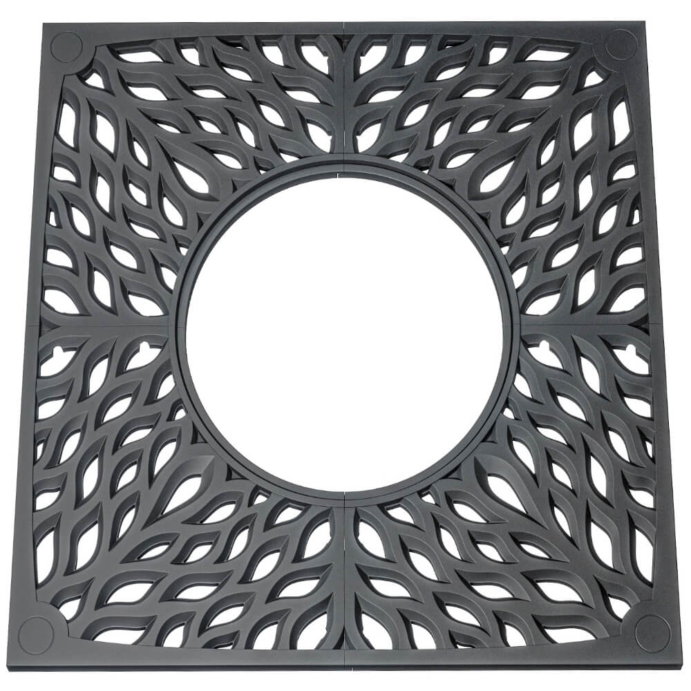 Приствольная решетка для дерева ZKING CRUST 2х2м Черная Салават фото