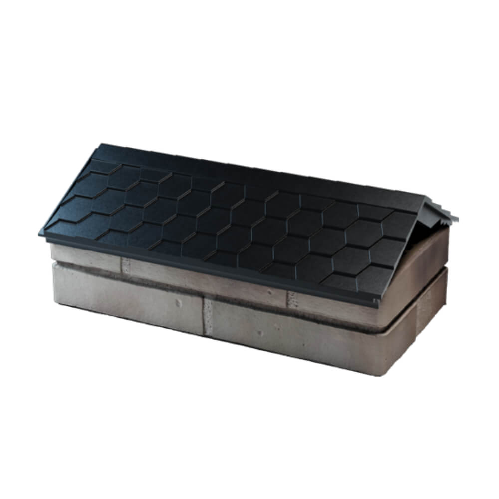 Парапет Zking Эверест Черный с посадкой на 1 кирпич (200/225/255мм) в Салавате фото