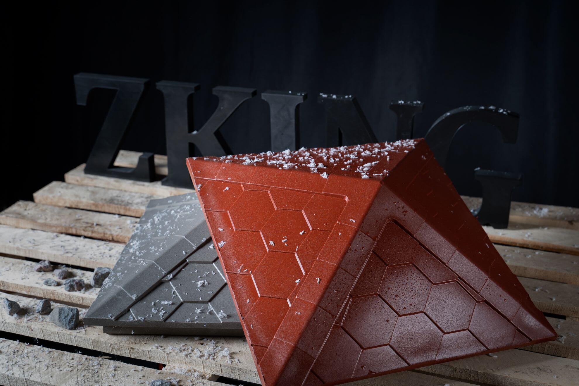 Колпак Zking Эверест Красный на столб 1.5х1.5 кирпича (390х390мм) в Салавате фото