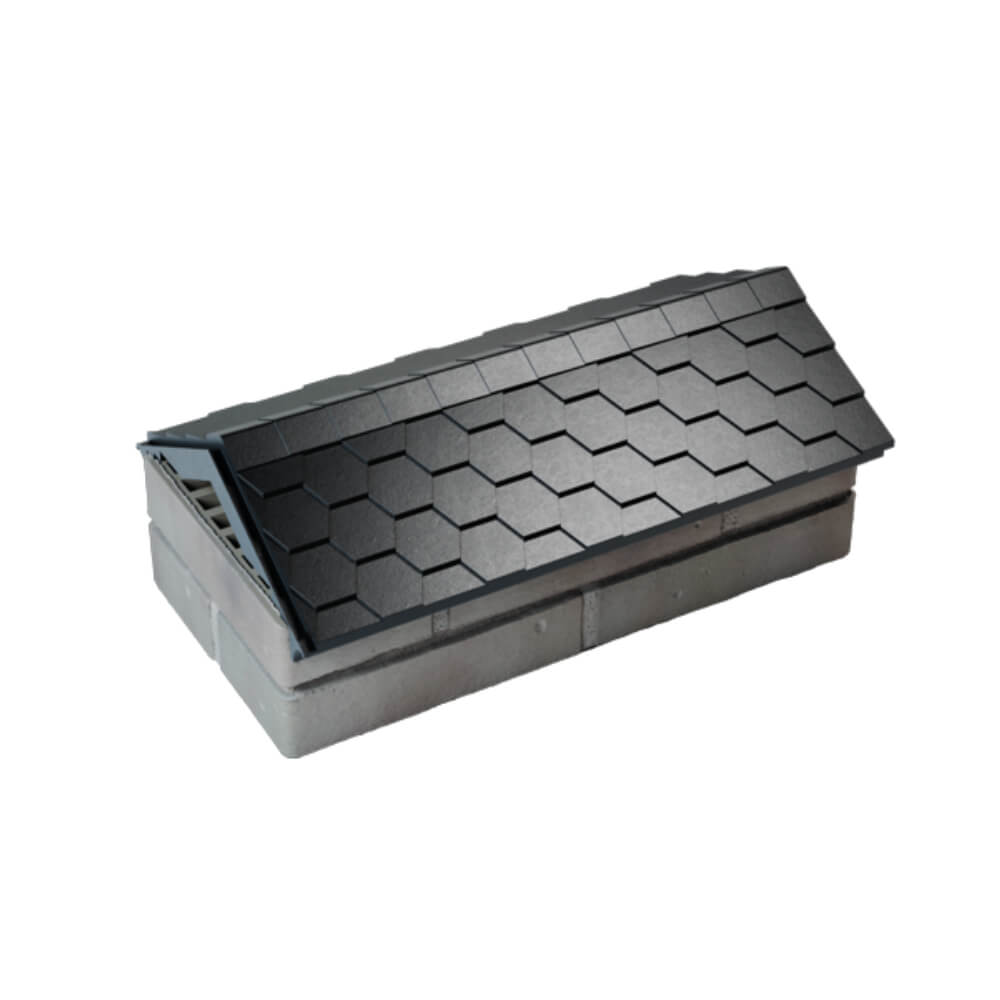 Парапет Zking Эверест Черный с посадкой на 1 кирпич (200/225/255мм) в Салавате фото