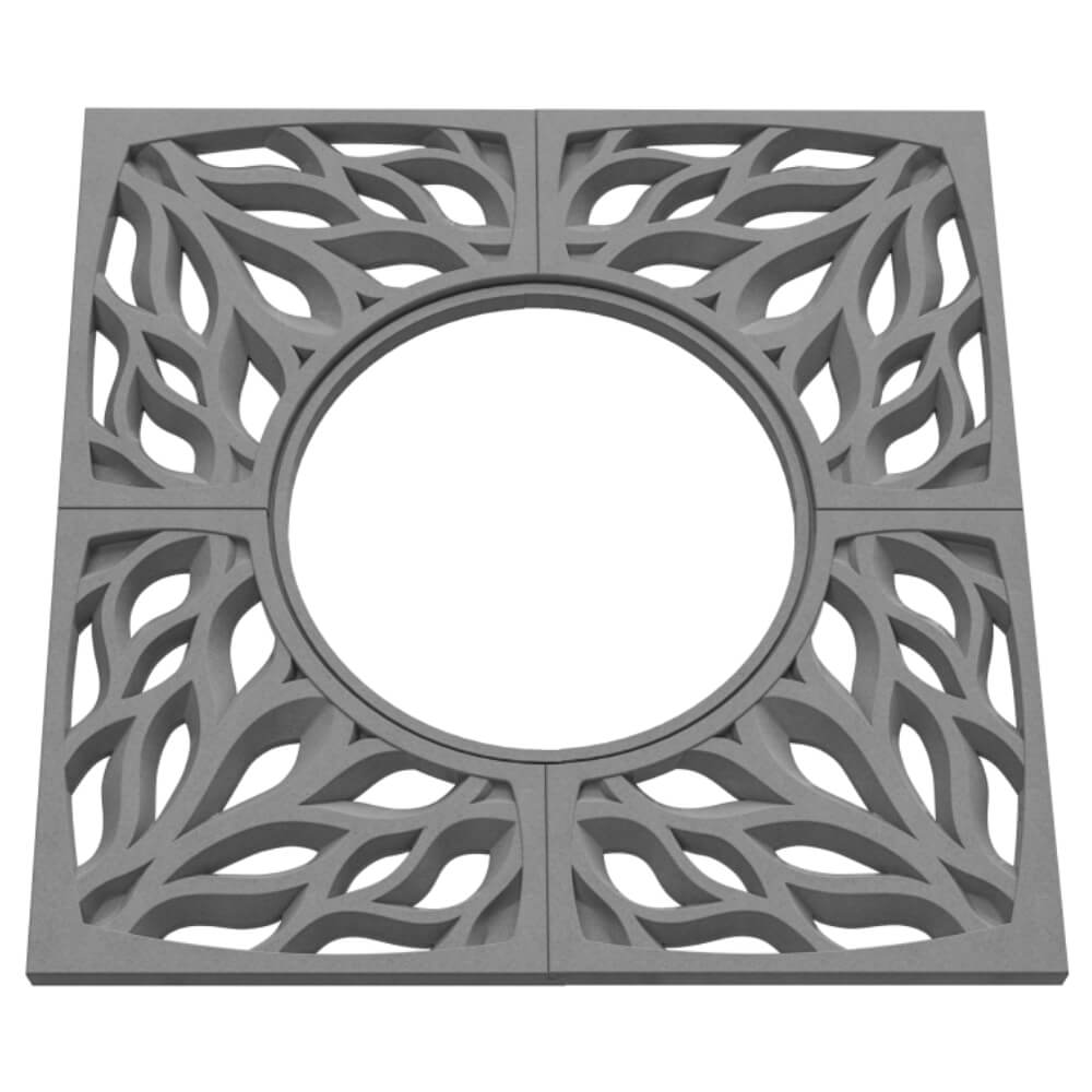 Приствольная решетка для дерева ZKING CRUST 1.2х1.2м Серая в Салавате фото