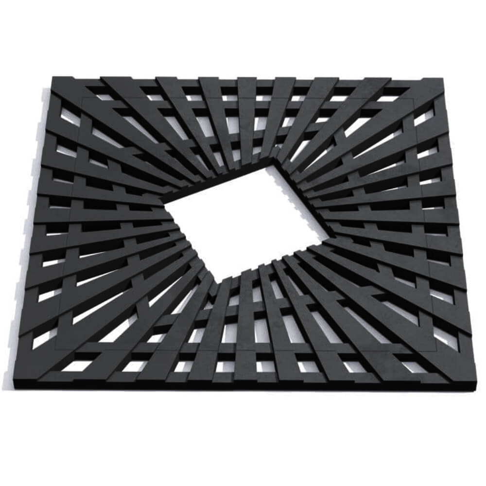 Приствольная решетка для дерева ZKING ATMOSPHERE 1.2х1.2м Черная Салават фото