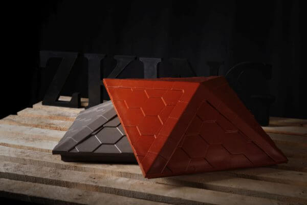 Колпак Zking Эверест Красный на столб 1.5х1.5 кирпича (390х390мм) в Салавате фото