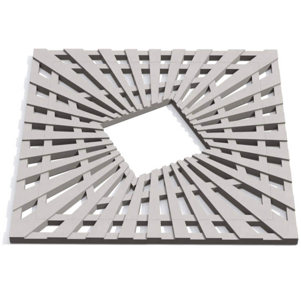 Приствольная решетка для дерева ZKING ATMOSPHERE 1.2х1.2м Бежевая Салават фото