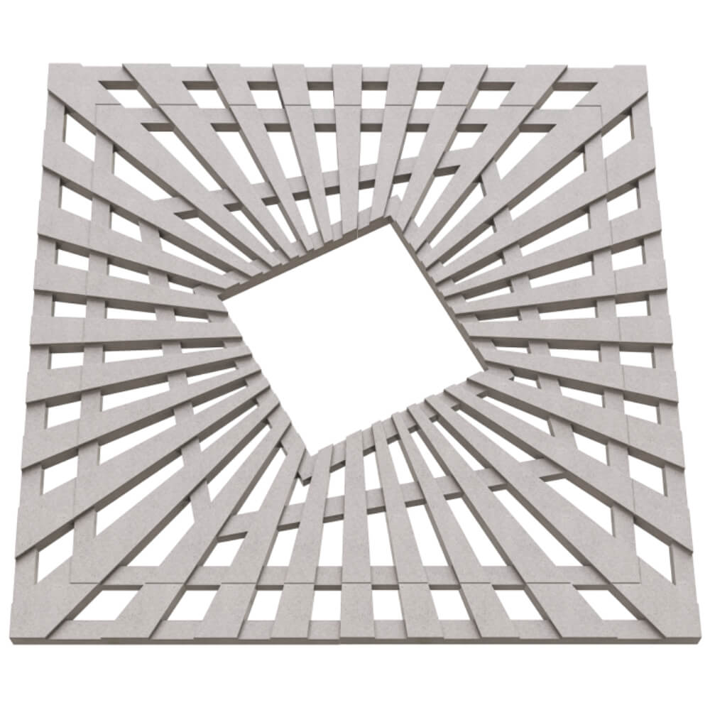 Приствольная решетка для дерева ZKING ATMOSPHERE 1.2х1.2м Бежевая в Салавате фото