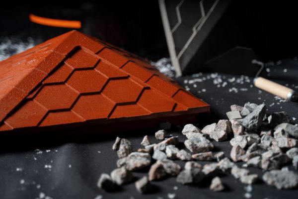 Колпак Zking Эверест Красный на столб 1.5х1.5 кирпича (390х390мм) в Салавате фото