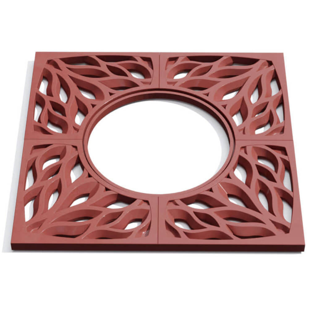 Приствольная решетка для дерева ZKING CRUST 1.2х1.2м Красная Салават фото