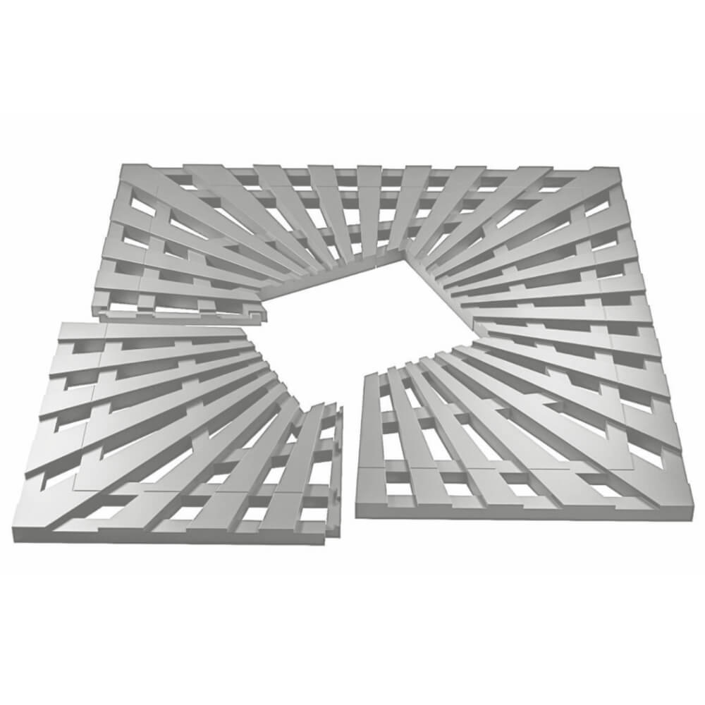 Приствольная решетка для дерева ZKING ATMOSPHERE 1.2х1.2м Бежевая в Салавате фото