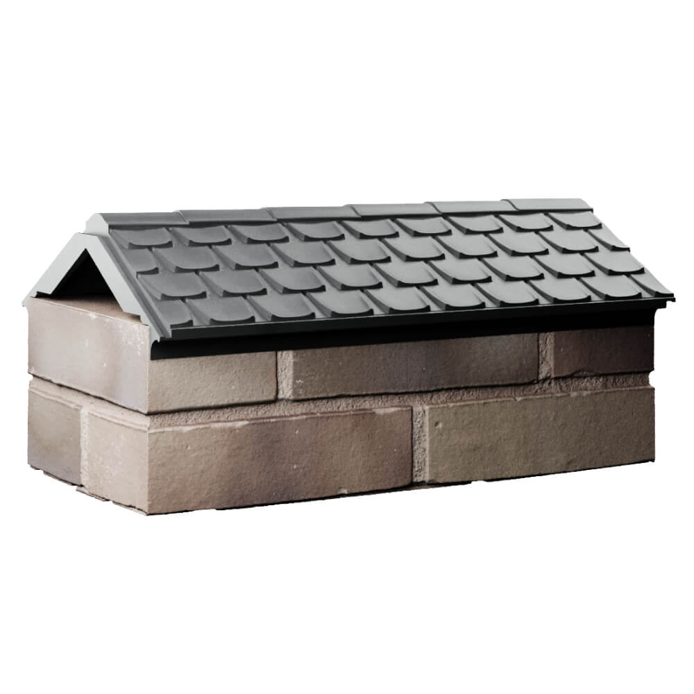 Парапет Zking Эльбрус Серый с посадкой на 1 кирпич (255мм) Салават фото