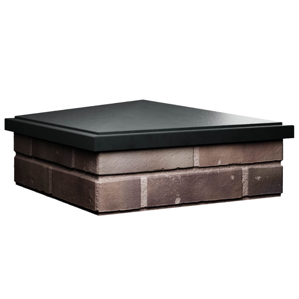 Колпак Zking БонаМоно Черный на столб 2х2 кирпича (515х515, 530х530мм) в Салавате фото