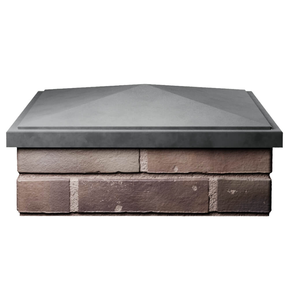 Колпак Zking БонаМоно Серый на столб 2х2 кирпича (515х515, 530х530мм) Салават фото