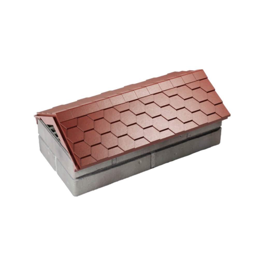 Парапет Zking Эверест Красный с посадкой на 1 кирпич (200/225/255мм) в Салавате фото
