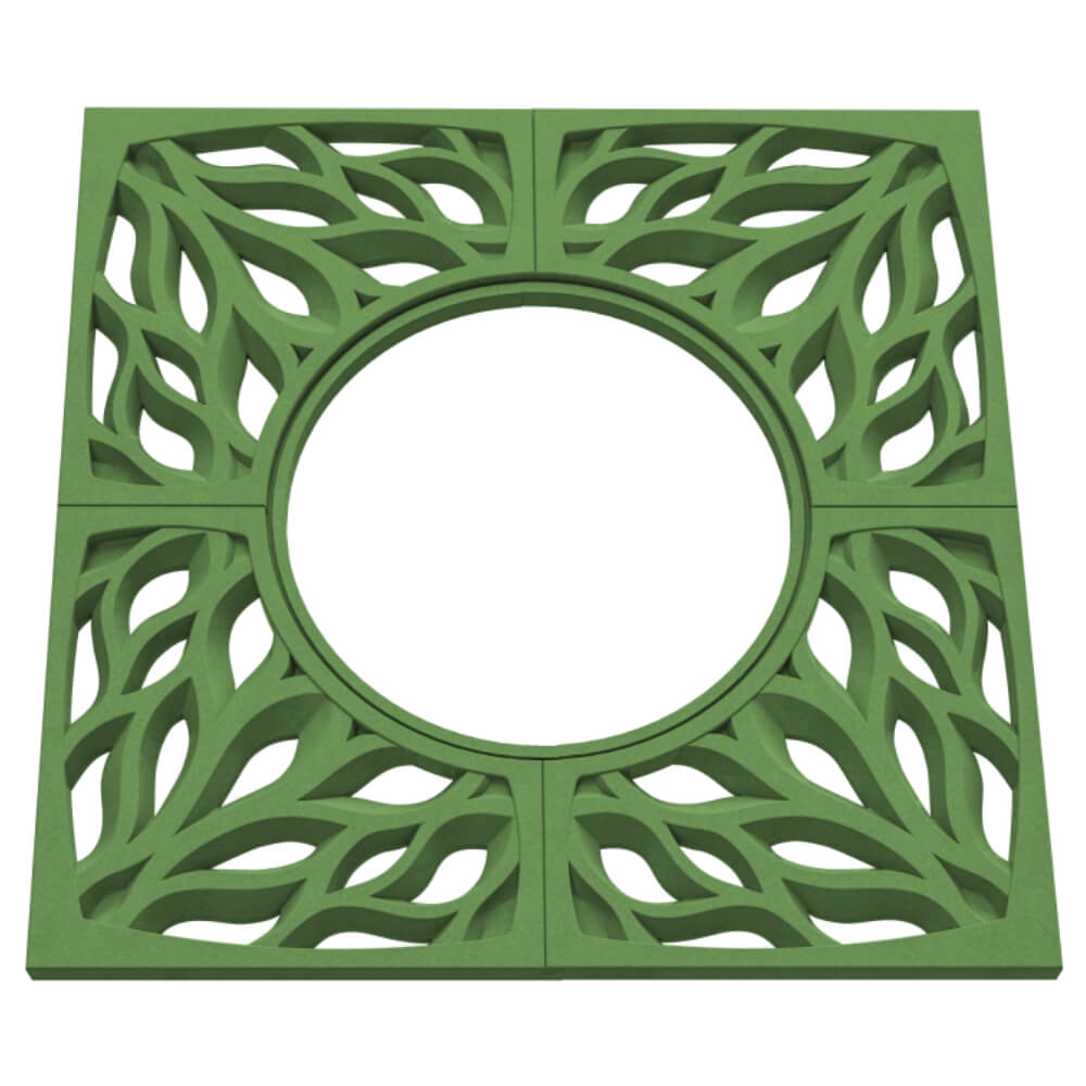 Приствольная решетка для дерева ZKING CRUST 1.2х1.2м Зеленая в Салавате фото