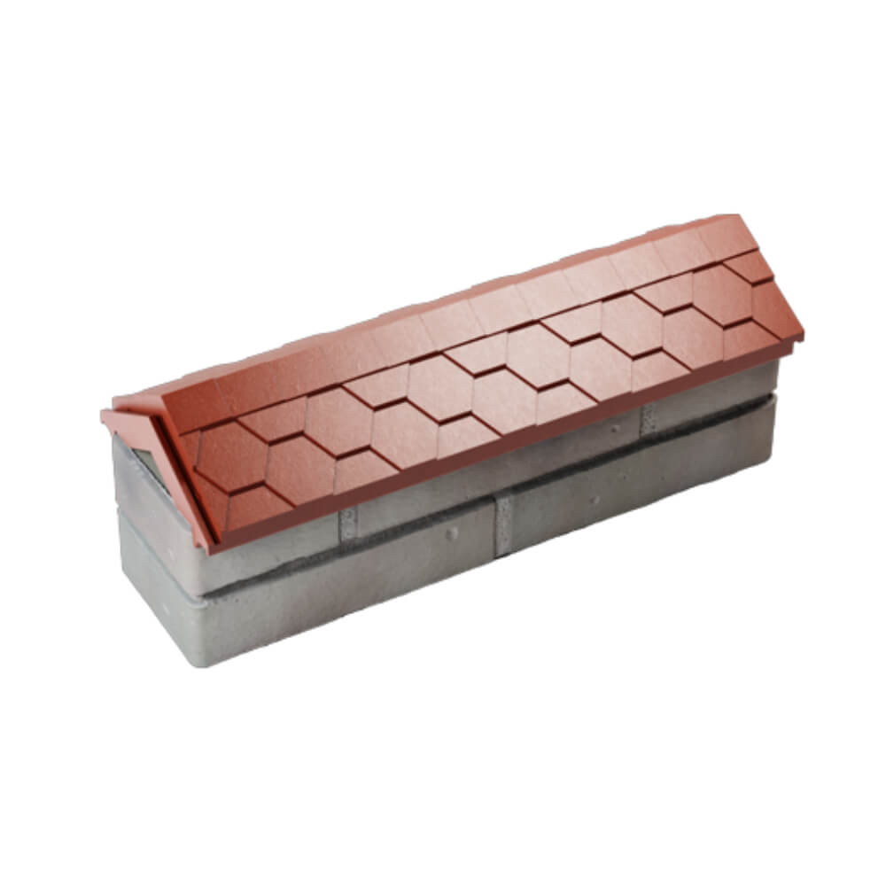 Парапет Zking Эверест Красный с посадкой на 0.5 кирпича (130мм) в Салавате фото