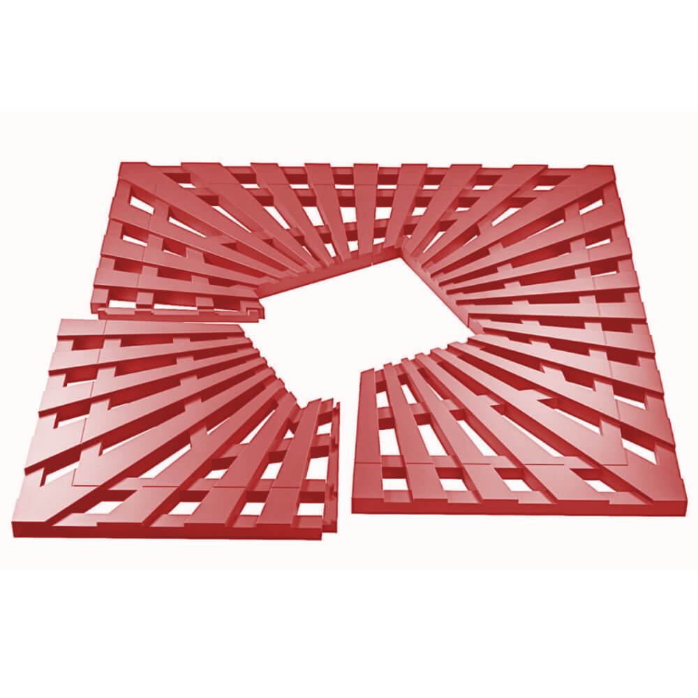 Приствольная решетка для дерева ZKING ATMOSPHERE 1.2х1.2м Красная в Салавате фото