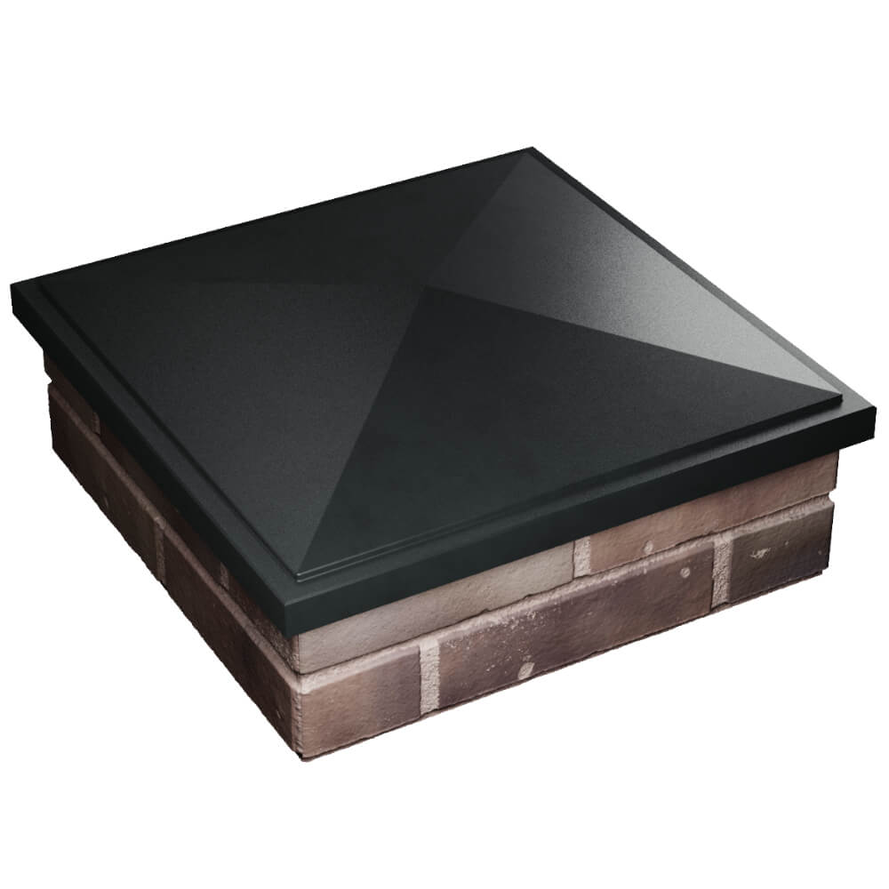 Колпак Zking БонаМоно Черный на столб 2х2 кирпича (515х515, 530х530мм) в Салавате фото