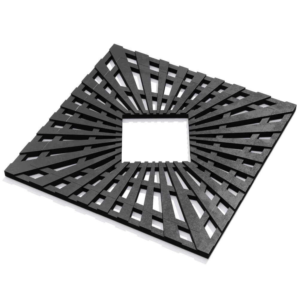 Приствольная решетка для дерева ZKING ATMOSPHERE 1.2х1.2м Черная в Салавате фото