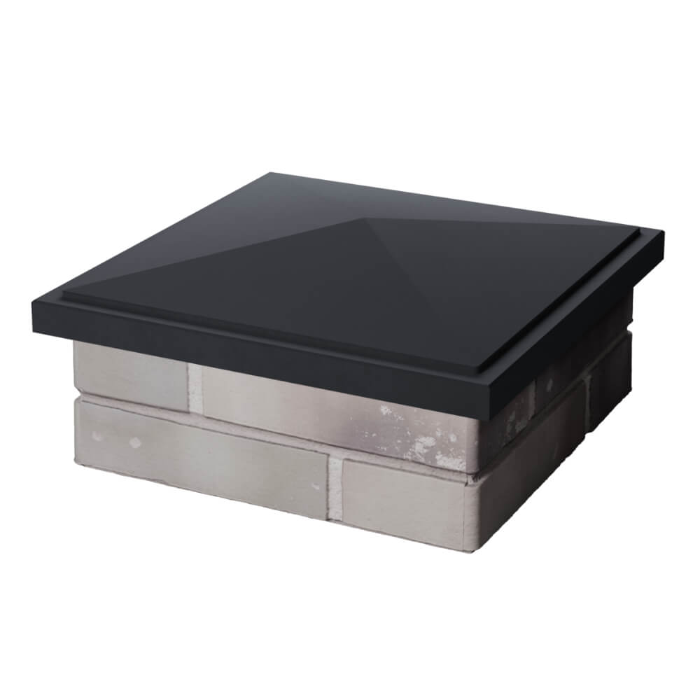 Колпак Zking БонаМоно Серый на столб 1.5х1.5 кирпича (385х385, 400х400мм) в Салавате фото