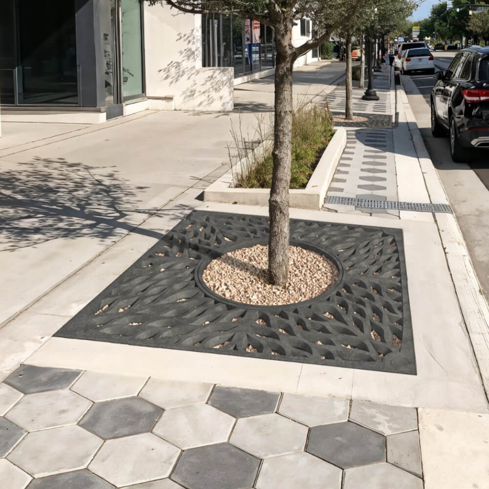 Приствольная решетка для дерева ZKING CRUST 2х2м Черная в Салавате фото