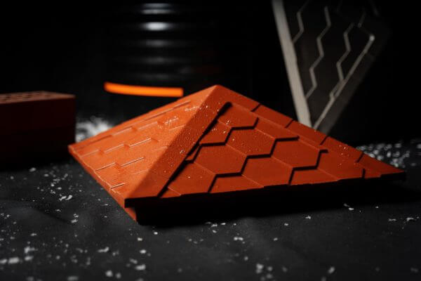 Колпак Zking Эверест Красный на столб 1.5х1.5 кирпича (390х390мм) в Салавате фото