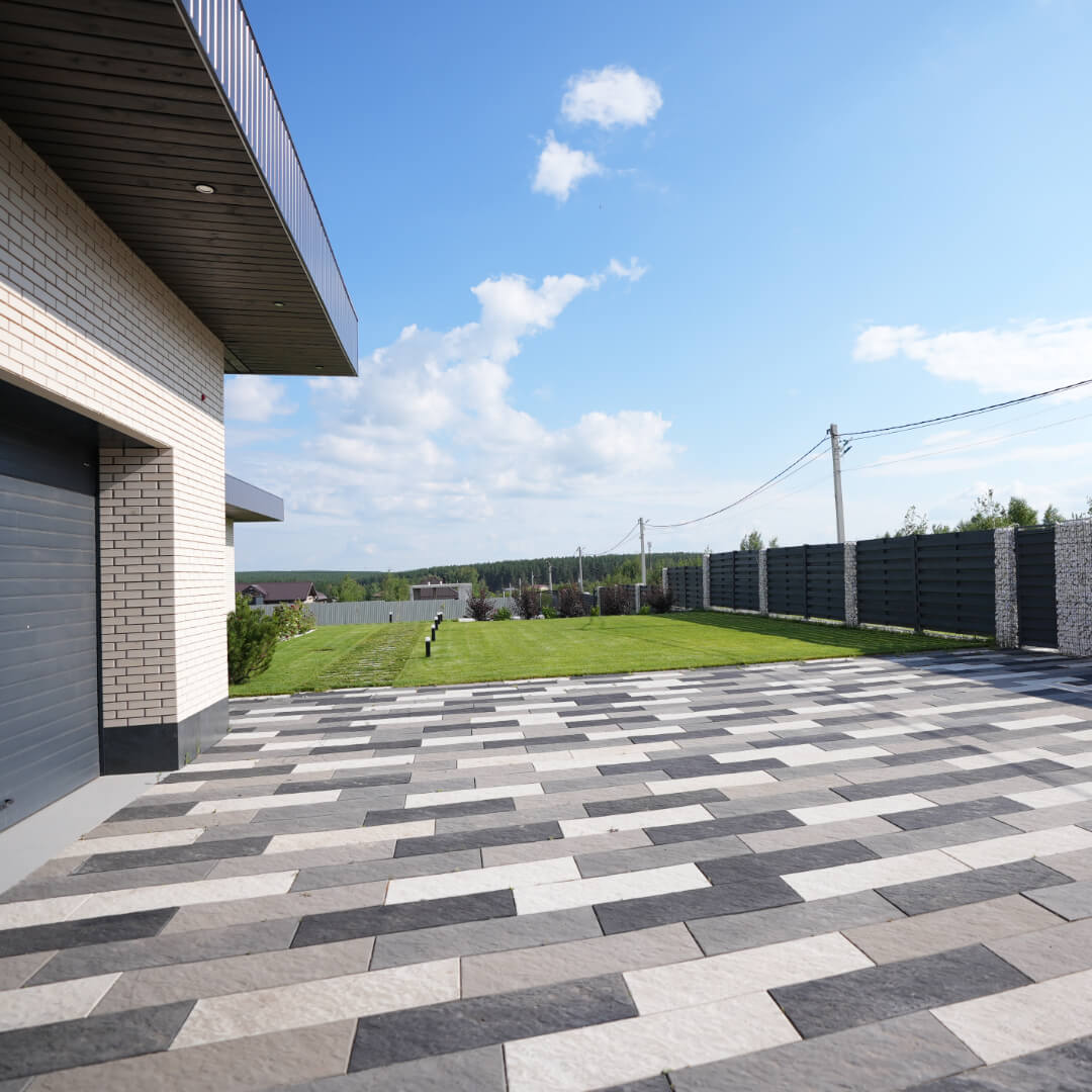 Шаговая плита STONE Светлая Галька 990х330х55мм в Салавате фото